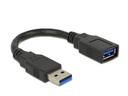 Delock USB 3.0-Verlängerungskabel  USB A - USB A 0.15 m