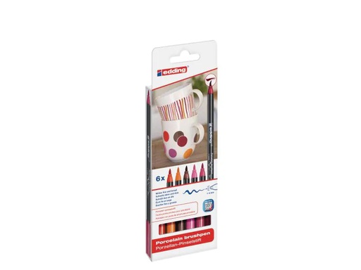 [90117177 551737] edding Porzellanmarker 4200 warm 6 Stück