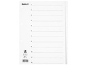 Biella Register A4 Karton 12-teilig mit Indexblatt