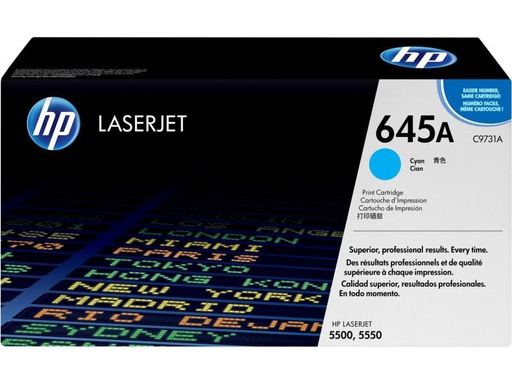 [90117224 5863] HP Toner Nr. 645A (C9731A) Cyan