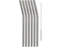 WMF Strohhalm Baric 22 cm gebogen, 6 Stück, Transparent