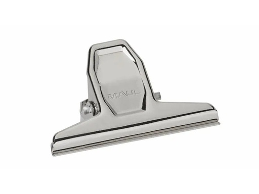 [90117446 609140] Maul Papierklemme MAULpro 75 mm, 10 Stück, Silber