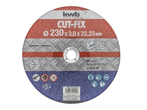 [90117499 492643] kwb Trennscheibe CUT-FIX, Metall Ø 230 x 3.0 mm