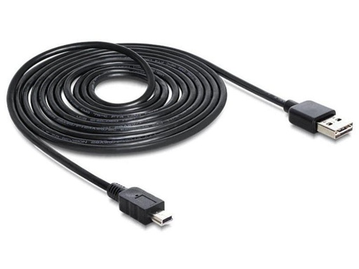 [90117686 262709] Delock USB 2.0-Kabel EASY-USB USB A - Mini-USB B 1 m