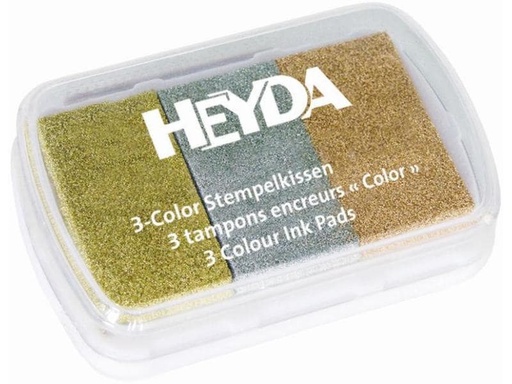 [90117774 665461] Heyda Stempelkissen 9x6 cm Metallic