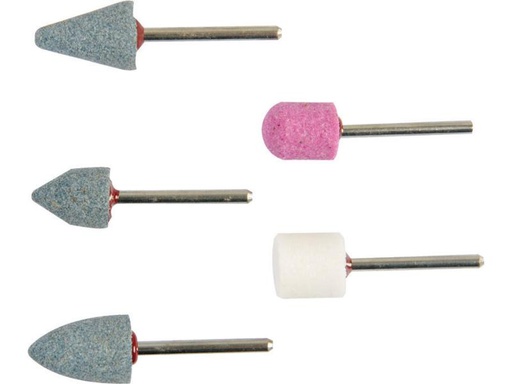 [90011767 492712] kwb Zubehörset Miniatur-Schleifstifte, 5 Teile