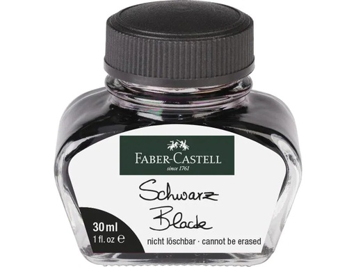 [90118038 1036392] Faber-Castell Tintenglas 30 ml Schwarz