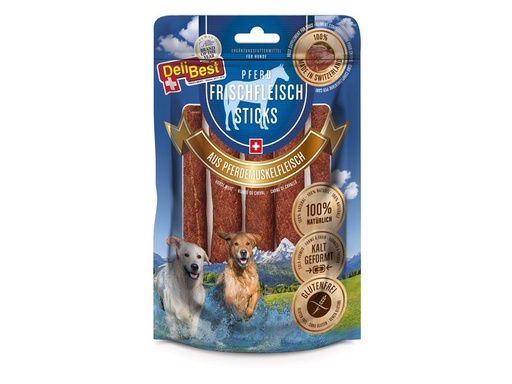 [90118277 1168050] DeliBest Kaustange 10 cm Sticks Pferd, 5 Stück