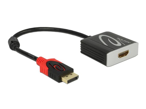 [90118278 1105045] Delock Adapter 4K/60Hz, aktiv, HDR support DisplayPort - HDMI