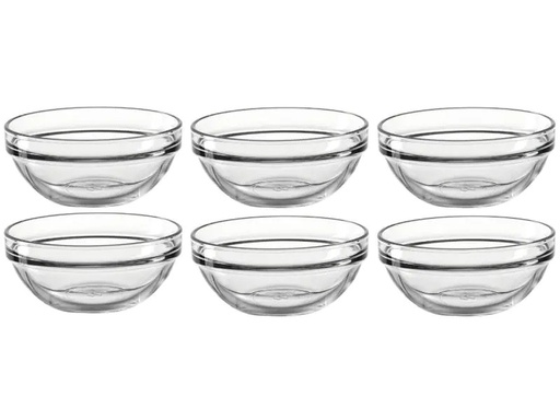 [90118279 1063655] Montana Schale TREND Ø 12 cm 6 Stück, Transparent