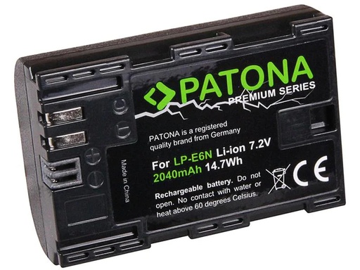 [90011815 1102836] Patona Digitalkamera-Akku Premium Akku Canon LP-E6N