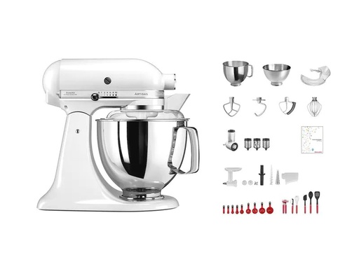 [90118421 1186931] KitchenAid Küchenmaschine Artisan KSM200 Weiss