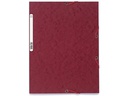 Exacompta Gummibandmappe A4 Bordeaux, 250 Blatt