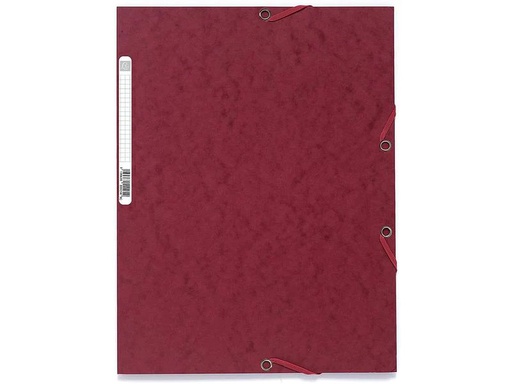 [90118494 1131532] Exacompta Gummibandmappe A4 Bordeaux, 250 Blatt