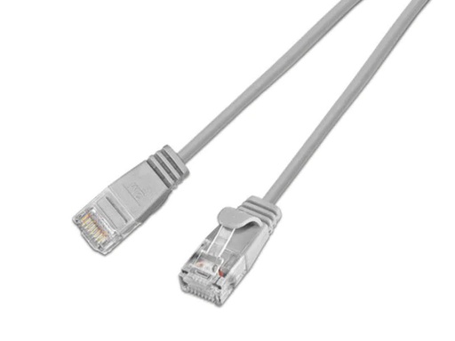 [90118495 353672] SLIM Slimpatchkabel RJ-45 - RJ-45, Cat 6, UTP, 2 m, Grau