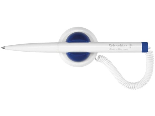 [90118636 953978] Schneider Kugelschreiber Click Fix Universal Medium (M), Weiss
