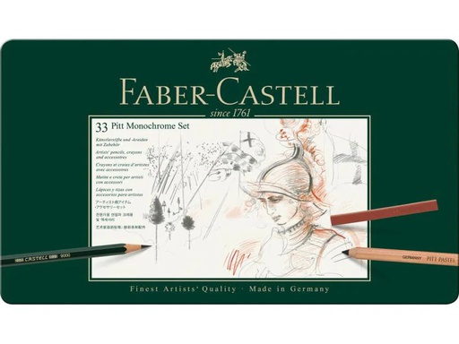 [90118641 847333] Faber-Castell Graphitstift Faber-Castell Pitt Monochrome 33er