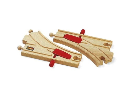 [90118760 309972] BRIO Eisenbahn Mechanisches Weichenpaar