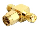Delock Antennenadapter T-Stück, SMA Stecker (m) - SMA Buchse (f)