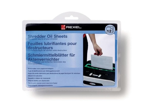 [90118838 220242] Rexel Ölpapier für Aktenvernichter  12 Stück