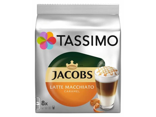 [90118839 338876] TASSIMO Kaffeekapseln Jacobs Latte Macchiato Caramel 8 Portionen