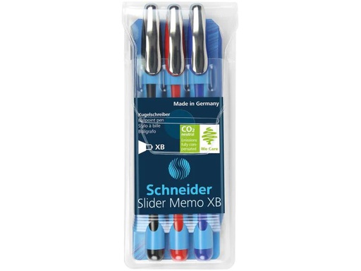 [90119120 551784] Schneider Kugelschreiber Memo 3er Set