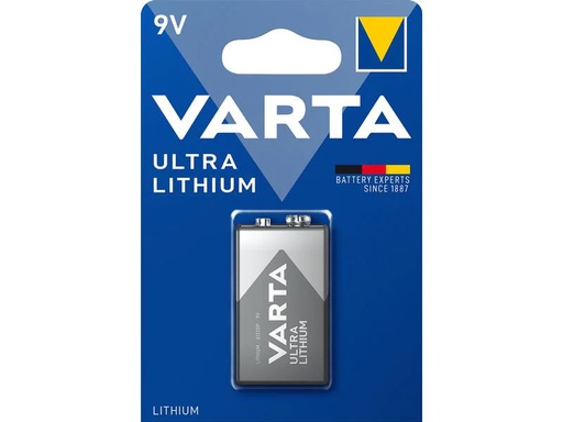 [90119125 261972] Varta Batterie Ultra Lithium 9V 1 Stück