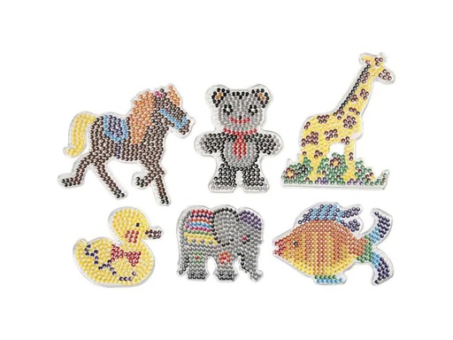 [90119287 737995] Creativ Company Bügelperlen Platten Set Transparent
