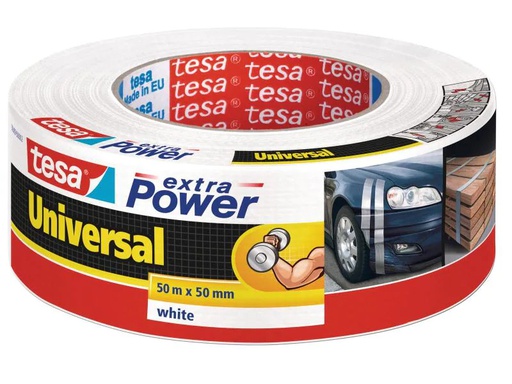 [90119325 339046] tesa Klebeband extra Power Universal 50 mm x 50 m, Weiss