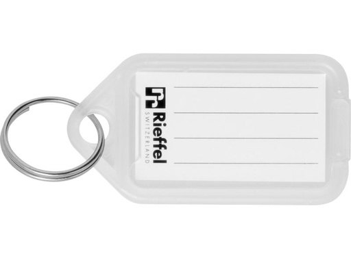 [90119365 1144254] Robert Rieffel Schlüsselanhänger 3.8 x 2.2 cm, 10 Stück, Transparent