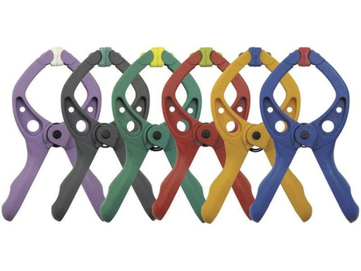 [90119369 562492] Wolfcraft Mini-Federzwinge 4 Stück 30 mm