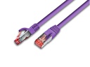 Wirewin Patchkabel RJ-45 - RJ-45, Cat 6A, S/FTP, 0.25 m, Violett