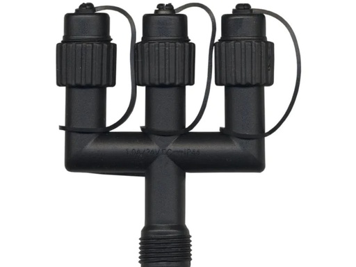 [90119536 222948] Star Trading Verteiler System 24, 3-Fach, Schwarz