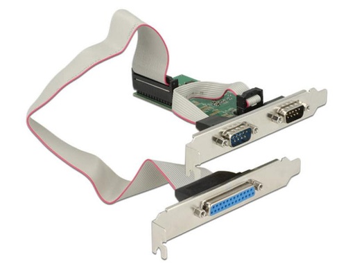 [90011942 1000006] Delock PCI-Express-Karte 89556 2x Seriell + 1x Parallel