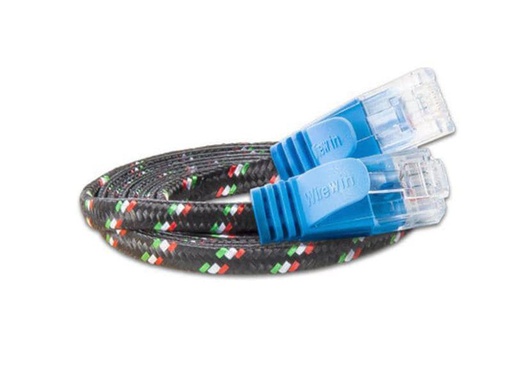 [90119653 355188] SLIM Slimpatchkabel RJ-45 - RJ-45, Cat 6, UTP, 0.5 m, Blau