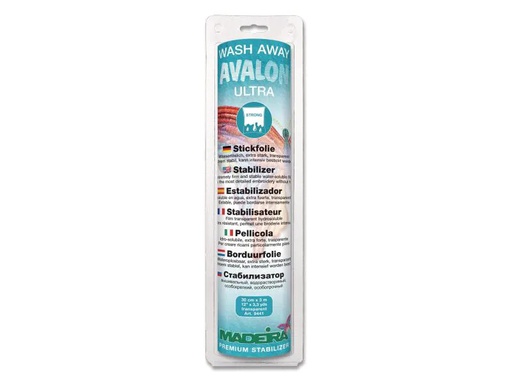 [90119661 629532] Madeira Stickfolie Wash Aways Avalon Ultra 1 Stück