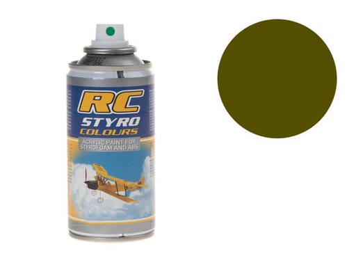 [90119692 833719] Ghiant Kunststoffspray RC STYRO Olivegrün 313 150 ml