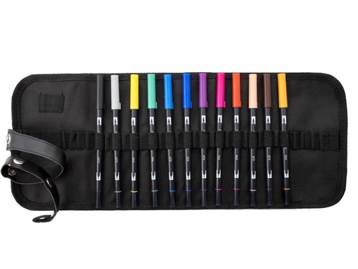 [90119726 851694] Tombow Dual Brush 12er Etui Pastelltöne