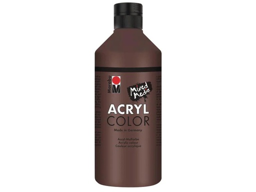 [90011965 998312] Marabu Acrylfarbe Acryl Color 500 ml Mittelbraun