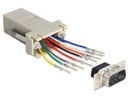 Delock Adapter RJ-45 - RS-232 DB9 (f-m) 0 cm