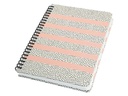 Jolie Notizbuch Sweet Dots A5, Dot, Rosa/Schwarz/Weiss