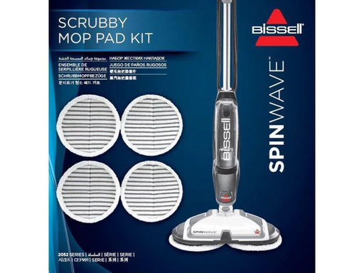 [90120174 606297] BISSELL Wischbezug Spin Wave Scrubby 4 Stück