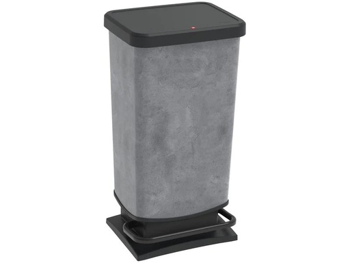 [90120179 1125081] Rotho Treteimer Paso 40 l, Hellgrau