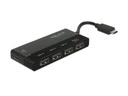 Delock USB-Hub USB 3.1 Typ-C Gen1 - 4x USB-A + 1x USB Typ-C mit PD