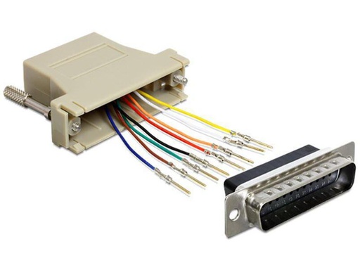 [90120226 251454] Delock Adapter RJ-45 - DB15 (f-m) 0 m