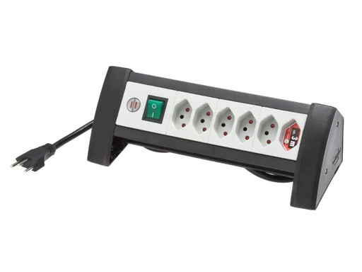 [90120251 136007] Brennenstuhl Tischsteckdosenleiste Premium-Office-Line 6x T13