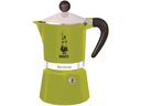 Bialetti Espressokocher Rainbow 3 Tassen, Grün