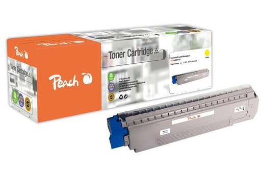[90120337 465003] Peach Toner OKI 44059165 Yellow