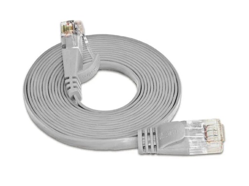 [90120466 314607] SLIM Slimpatchkabel RJ-45 - RJ-45, Cat 6, UTP, 5 m, Grau