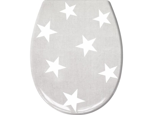 [90120472 648421] Kleine Wolke Toilettensitz Nova mit Absenkautomatik, Grau/Weiss